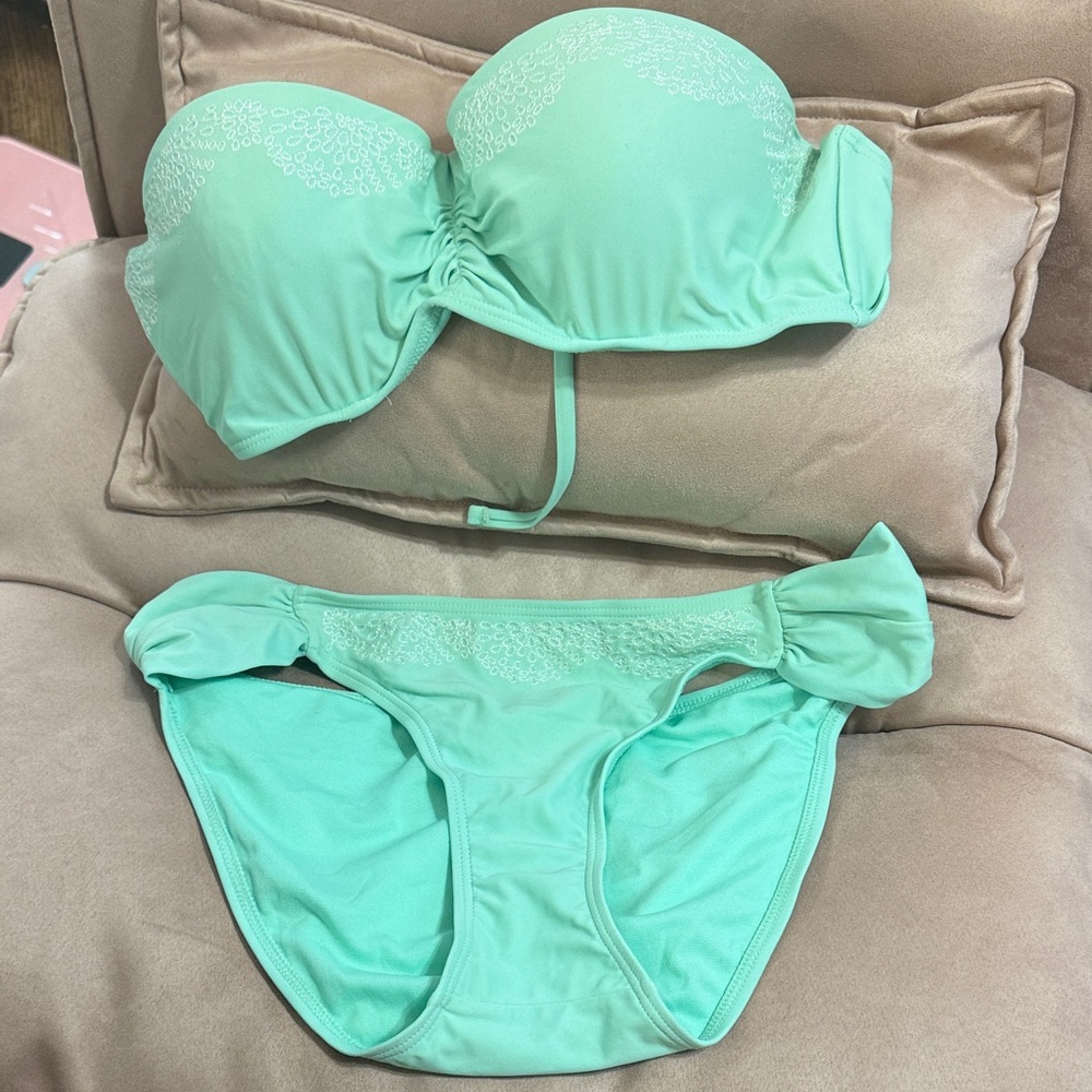 Xhilaration Mint Green Bikini Set